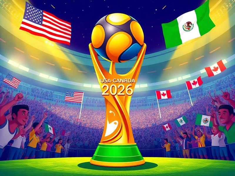 FIFA World Cup 2026 illustration